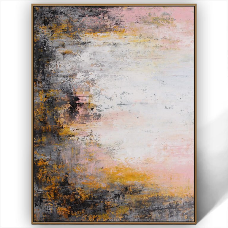 Abstract oil painting art