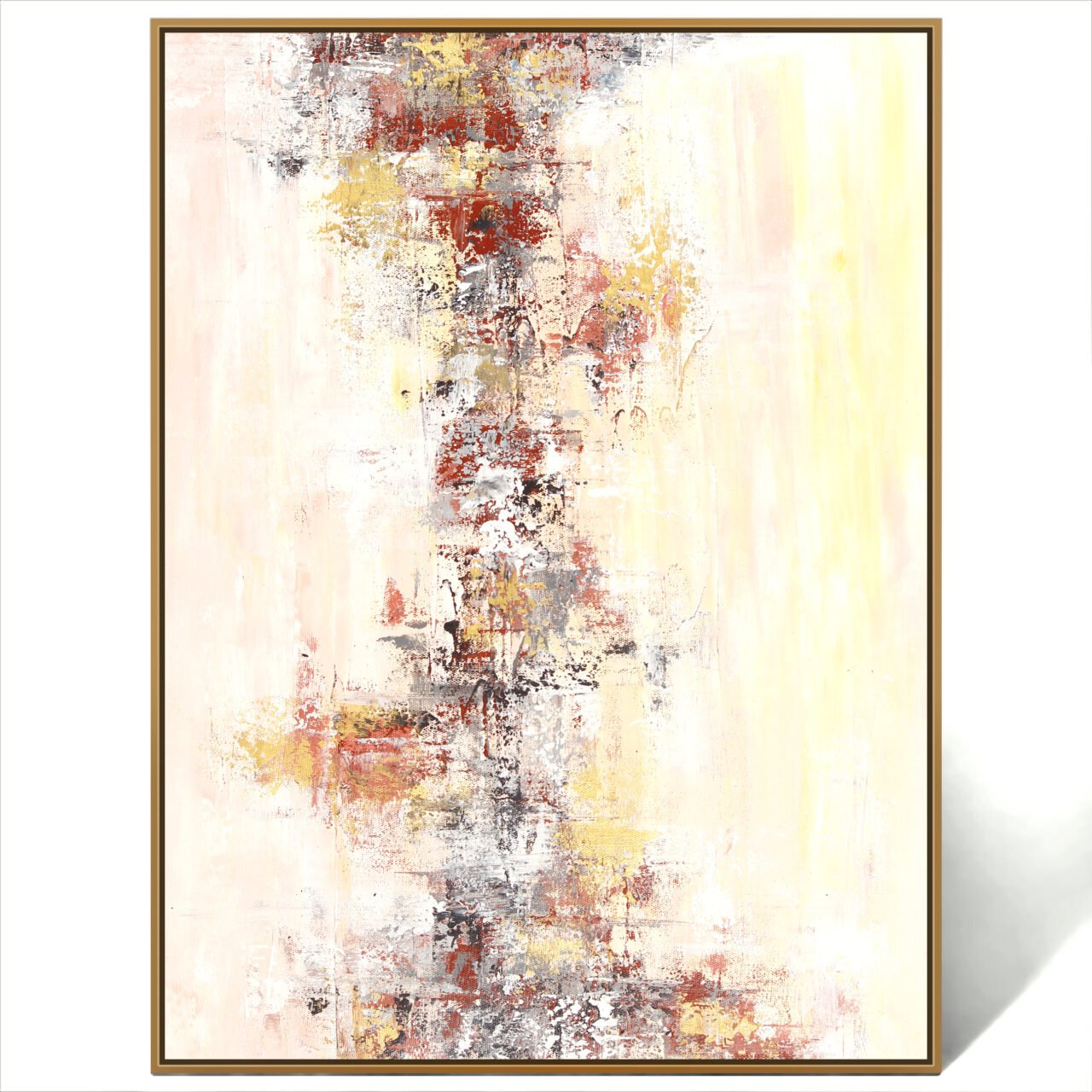 Abstract Beige Art Painting