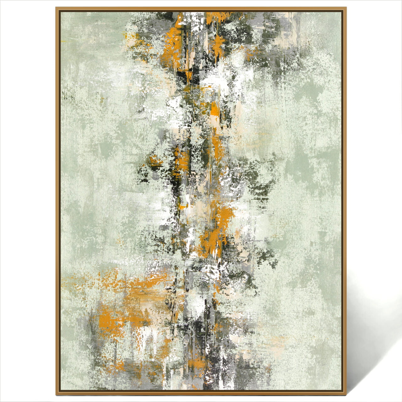 Oversized Abstract Room Decor Wall Art Canvas Beige Painting