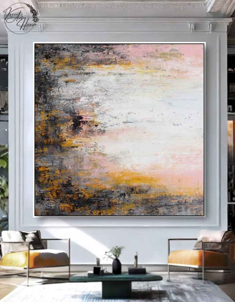 abstract oil wall art painting