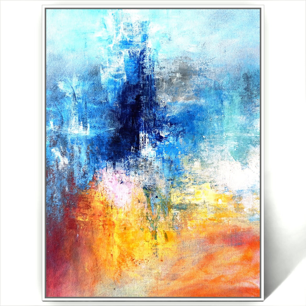 Colorful Wall Art Canvas Abstract Large Painting Home Decor