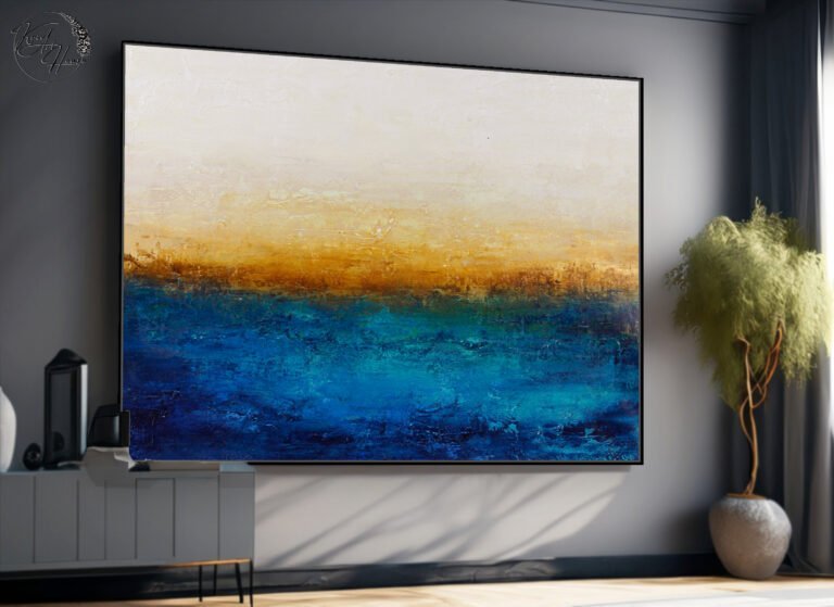 abstract canvas art painting