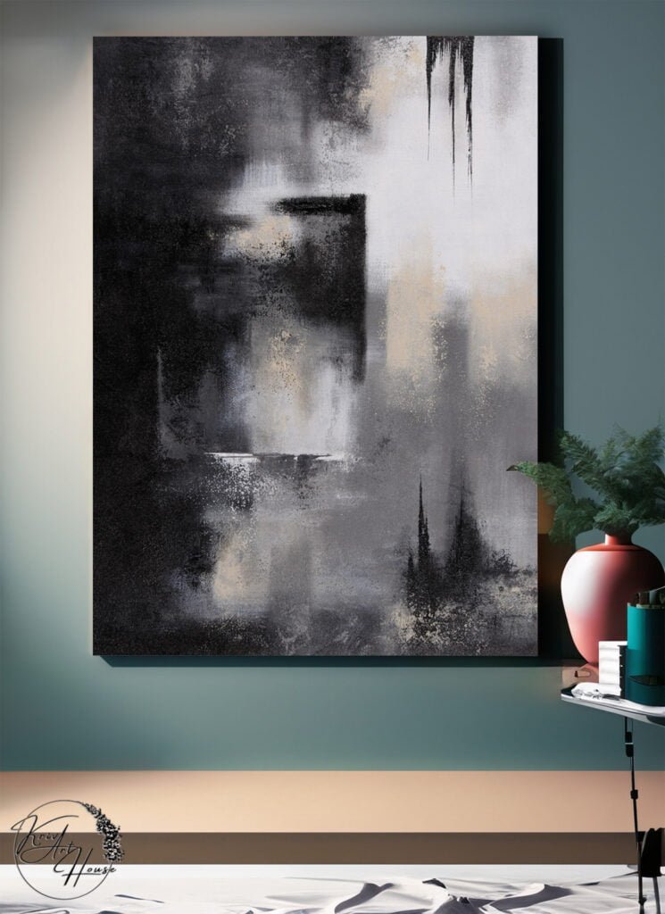 minimalist abstract art painting