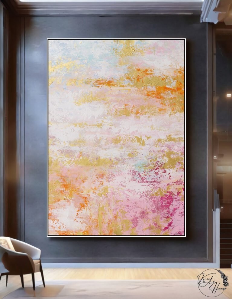 pink wall decor art