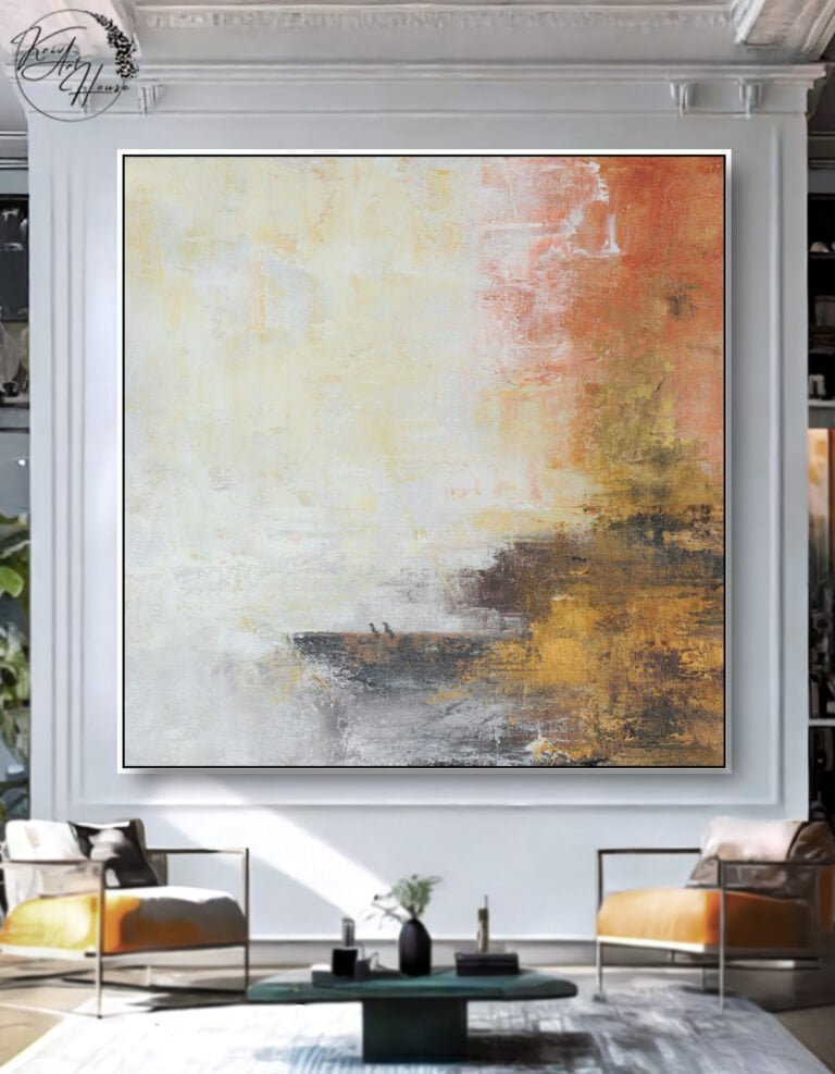 abstract painting horizontal