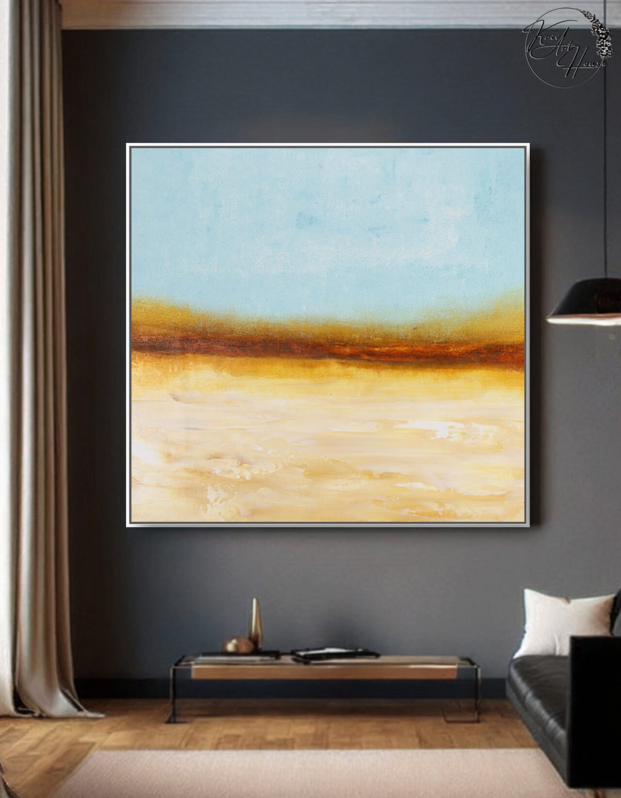 abstract landscape desert painting