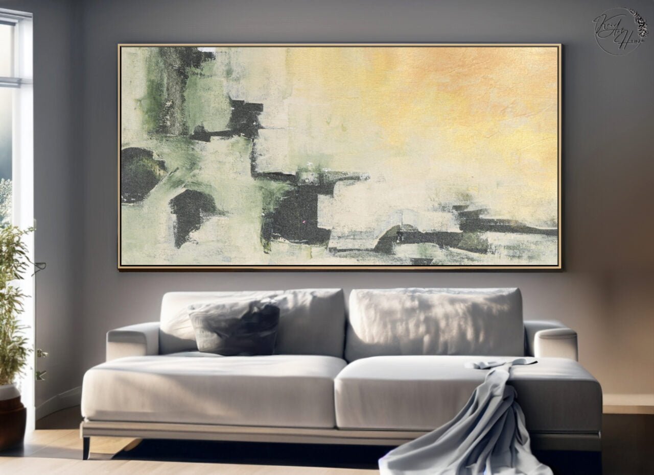 canvas abstract painting