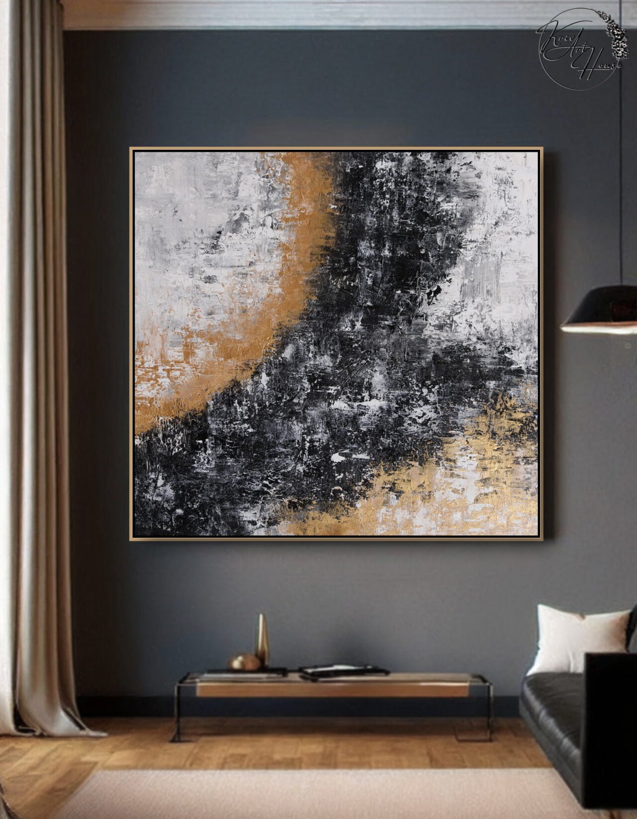 canvas abstract painting