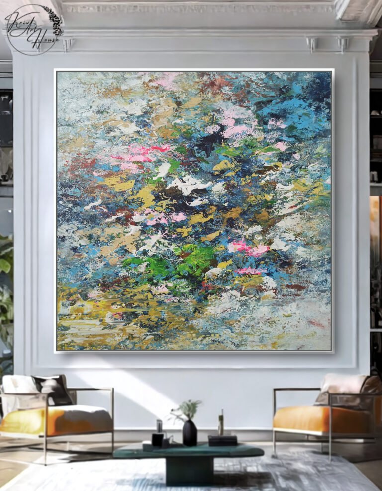 abstract wall decor painting