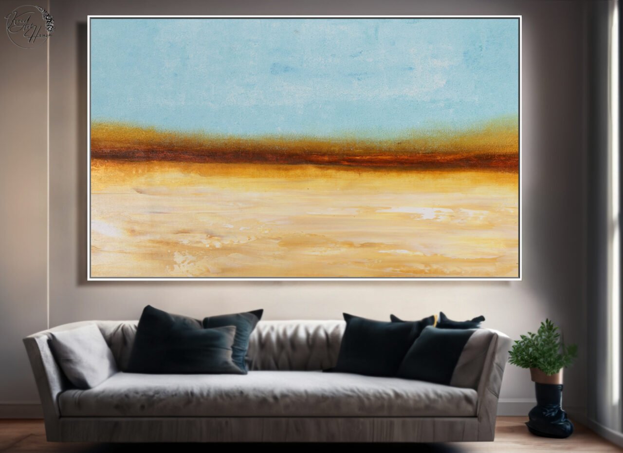modern desert landscape painting
