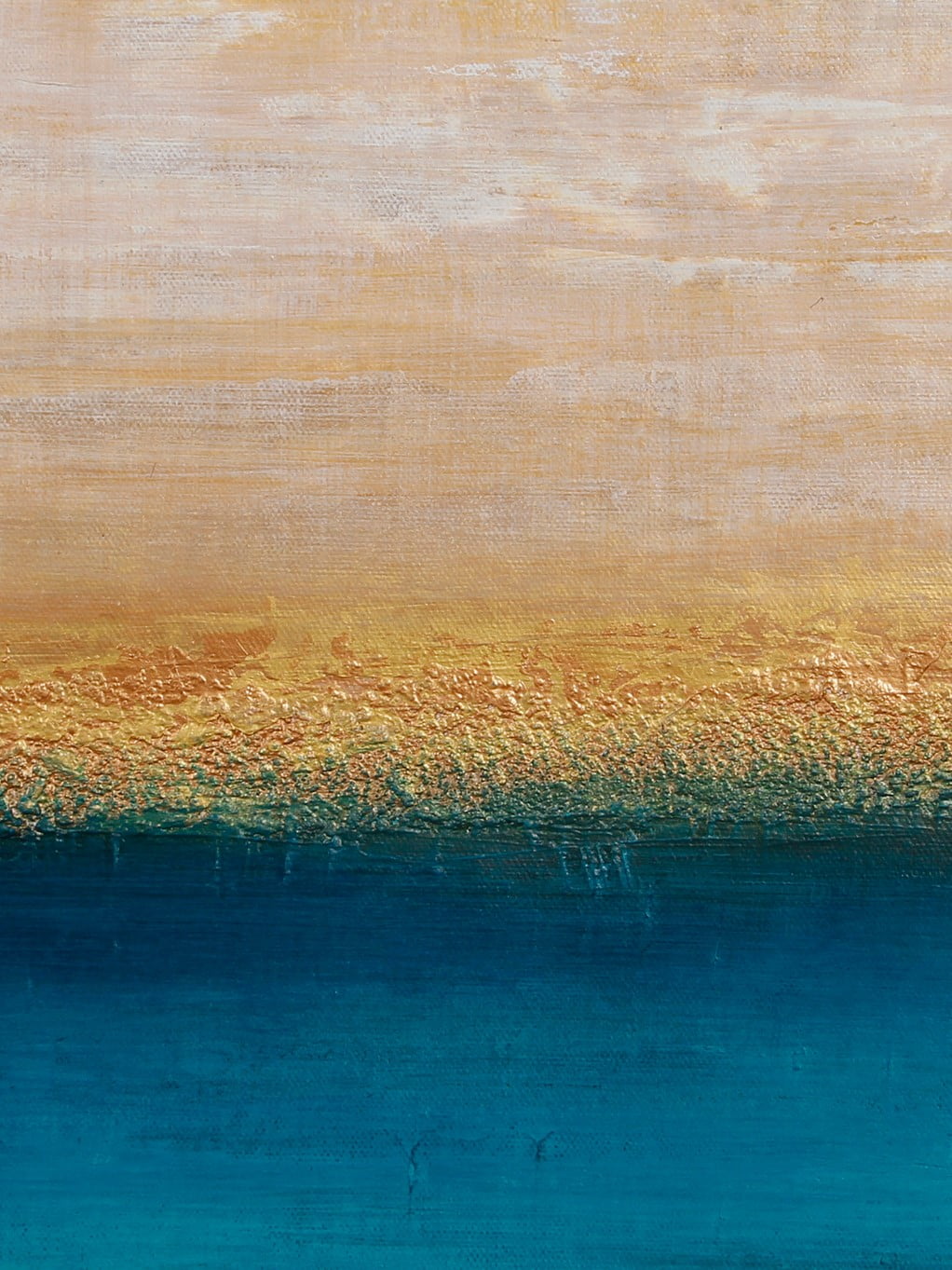 abstract lake painting