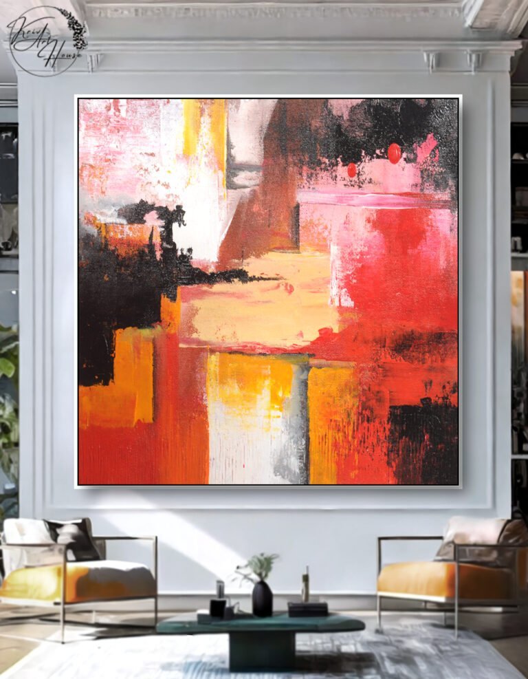 abstract geometric wall art