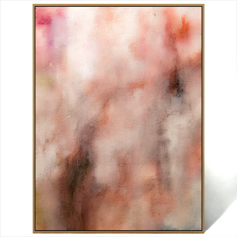 abstract brown and orange art