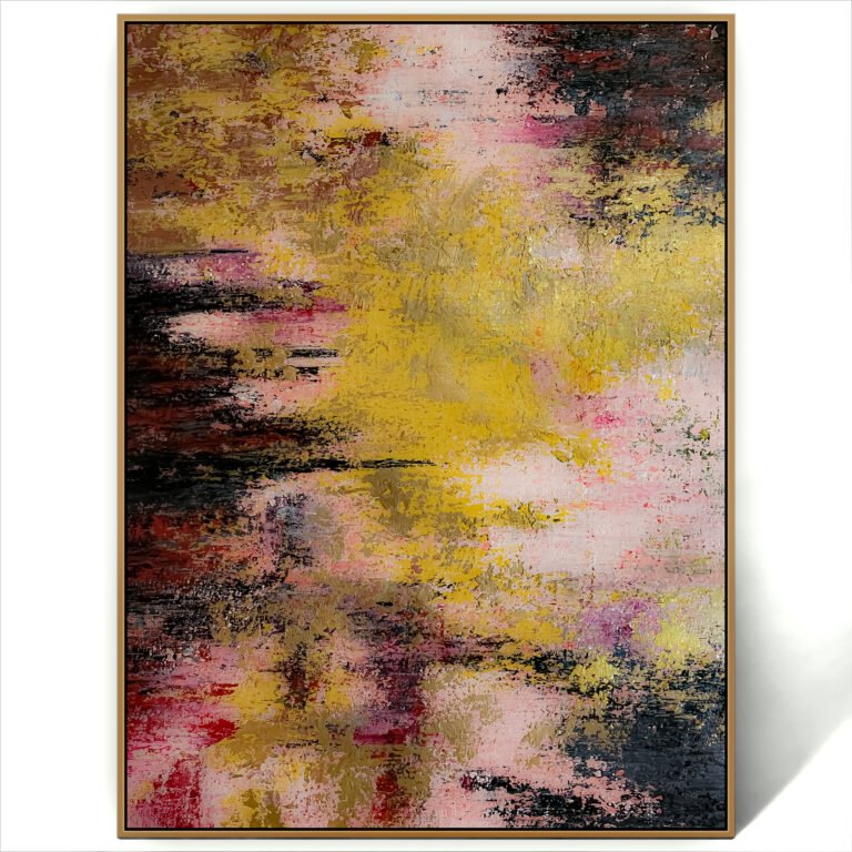 abstract multi color painting