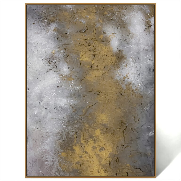 abstract grey gold texture art