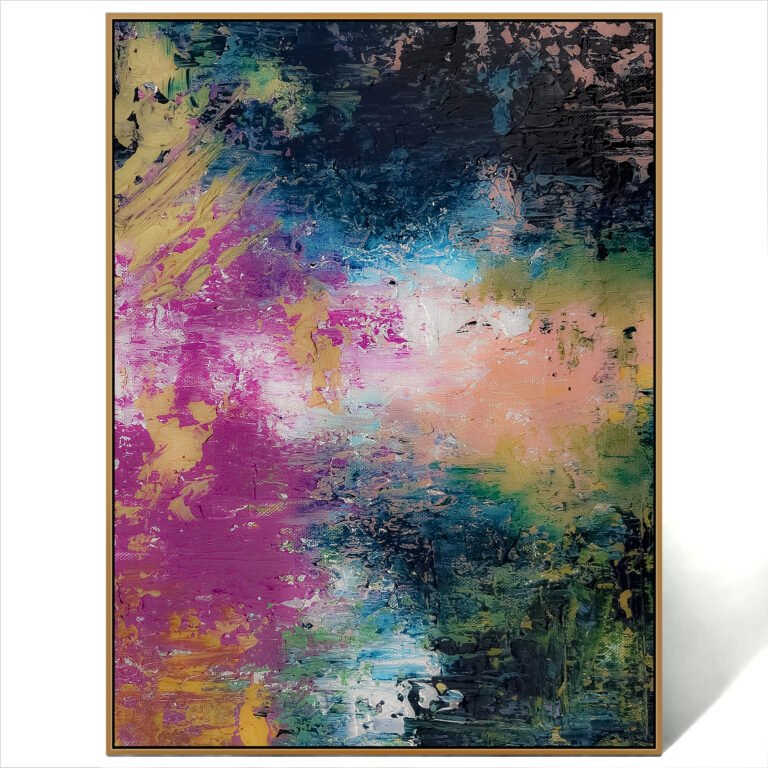 textured multicolor art