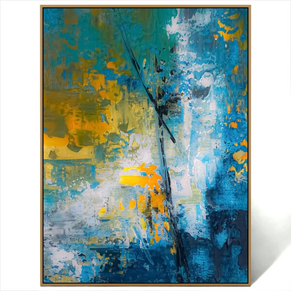 abstract textured painting