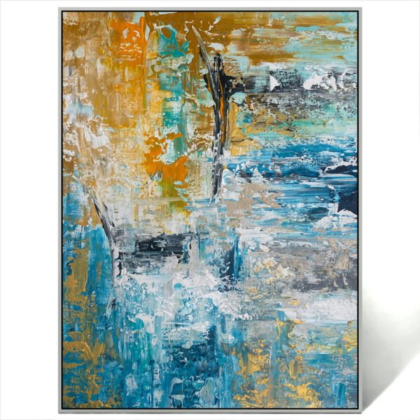 abstract modern art canvas