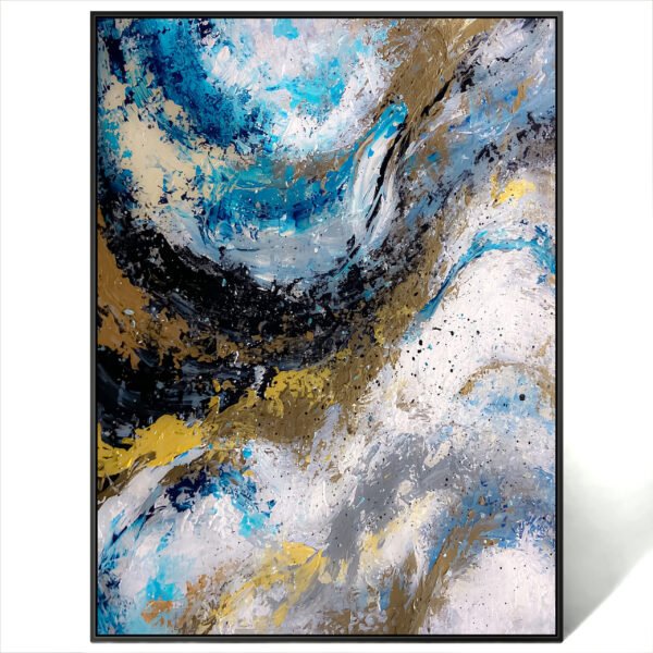 abstract sea waves art