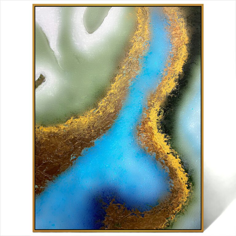 abstract large canvas painting