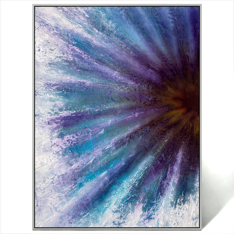 abstract bloom wall art