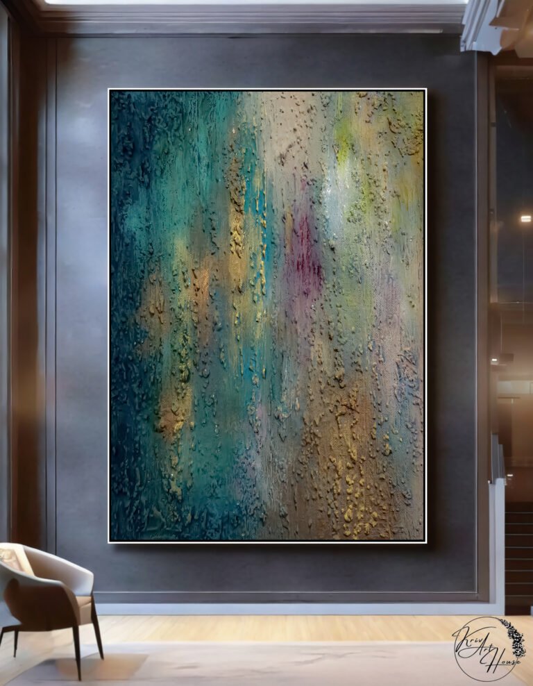 Painting abstract artwork