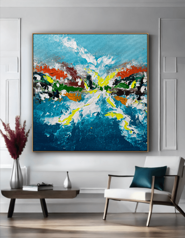 abstract canvas wall art