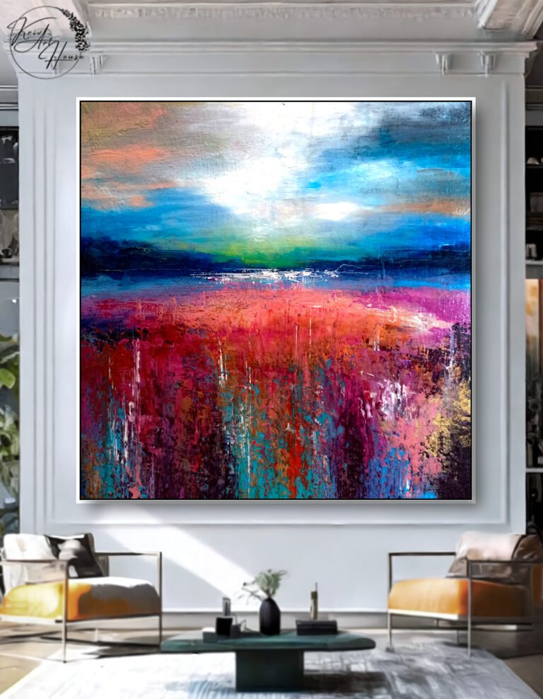 canvas abstract painting