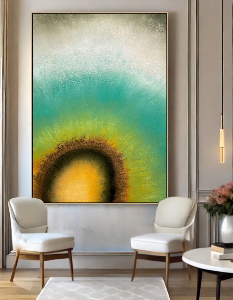 oversized abstract painting