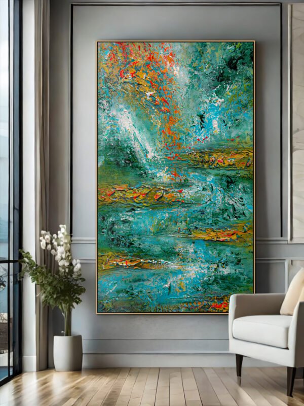 canvas abstract artwork