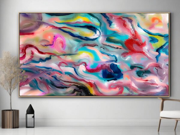 modern abstract color painting