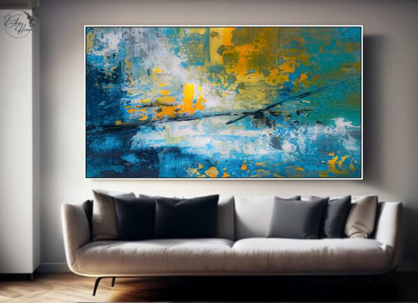 wall art abstract painting canvas