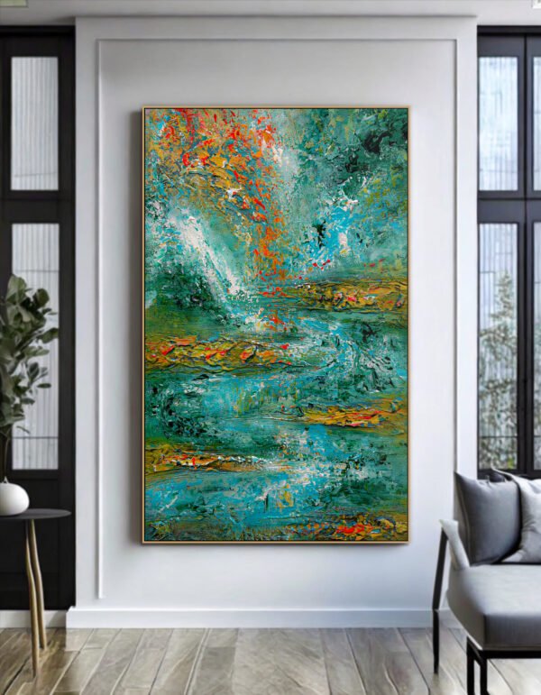 abstract nature wall art