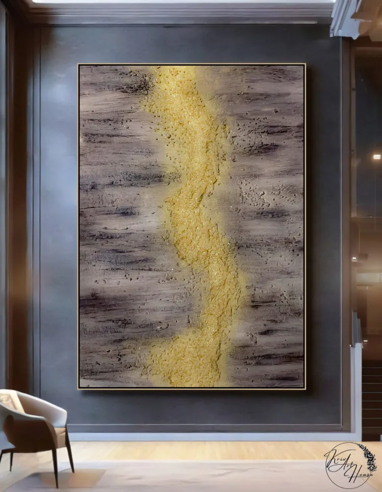 oversized abstract painting