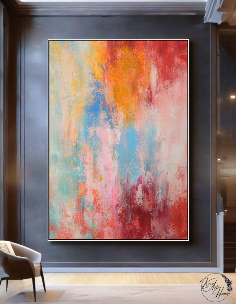 Painting abstract colorful