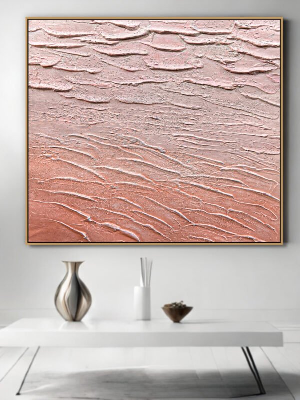 abstract brown wall art