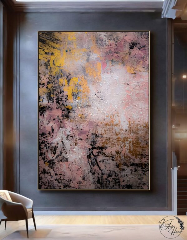 abstract textured painting