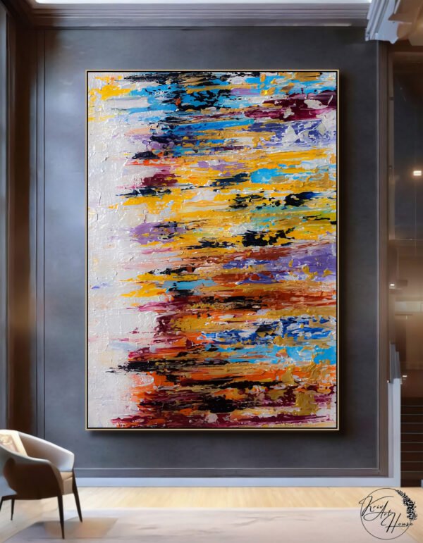 abstract painting colorful