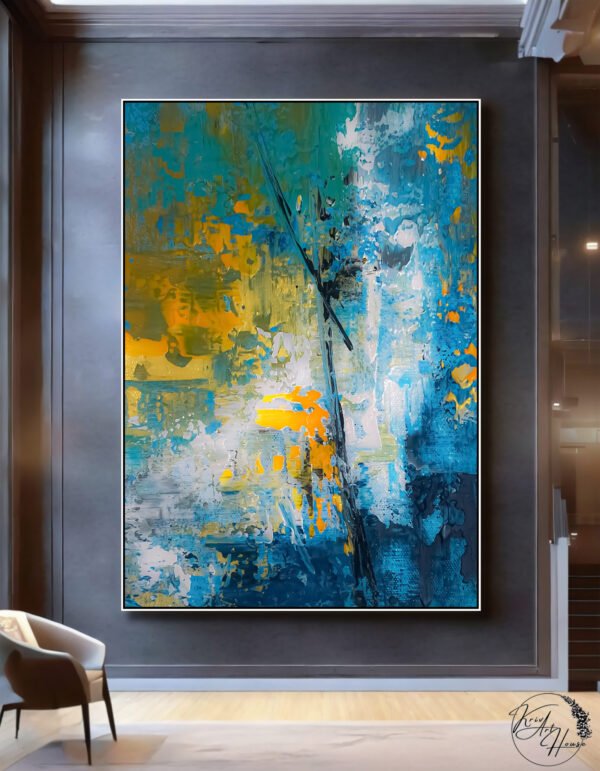 abstract painting vertical