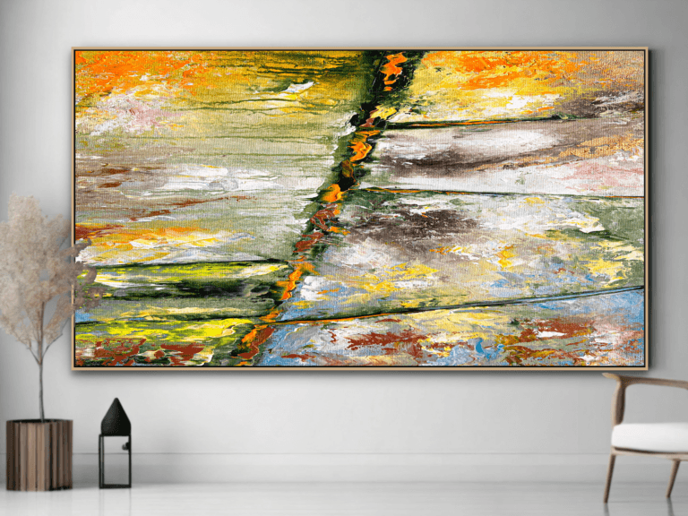 abstract room wall decor