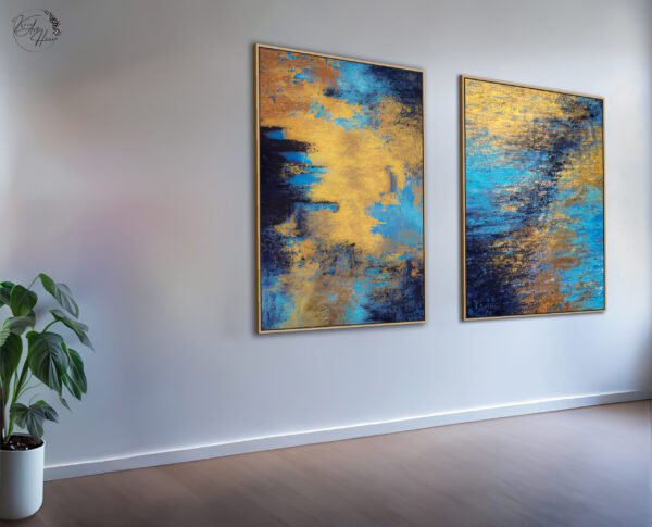 oversized abstract painting