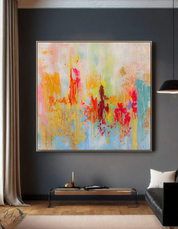 Painting abstract colorful