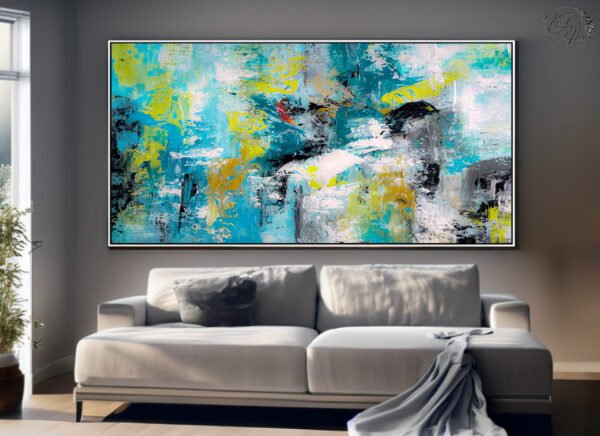 canvas abstract painting