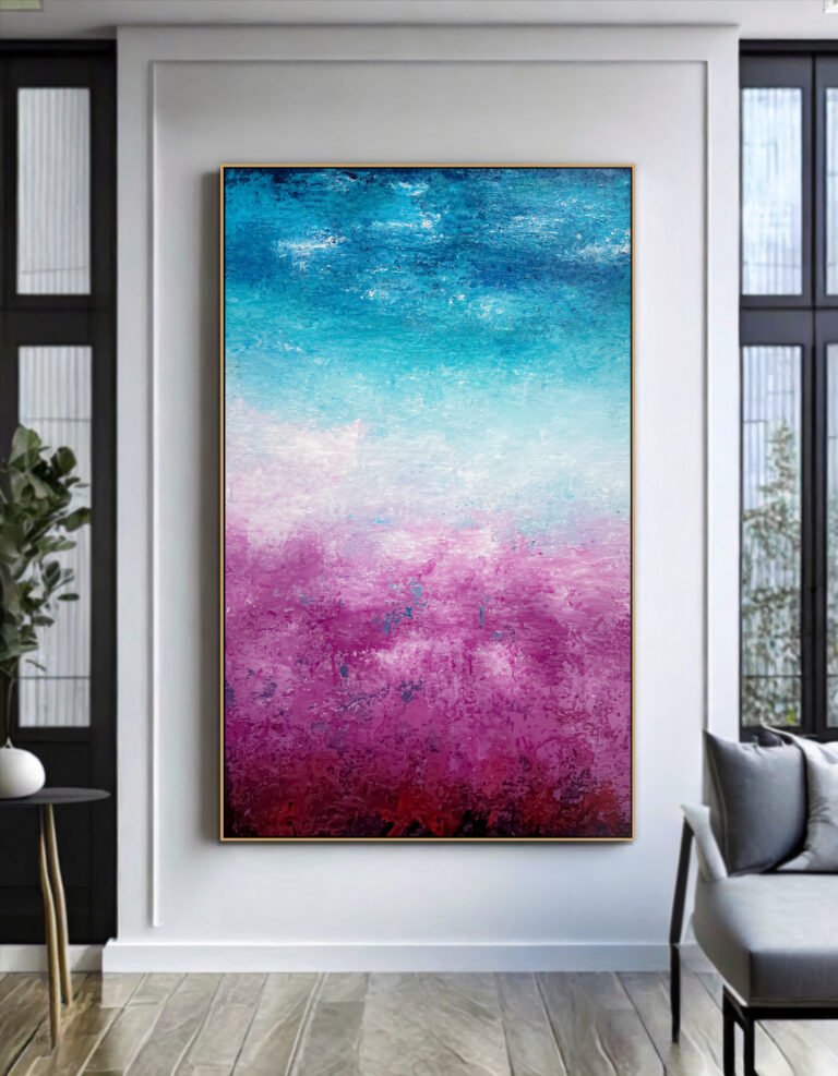 abstract painting canvas