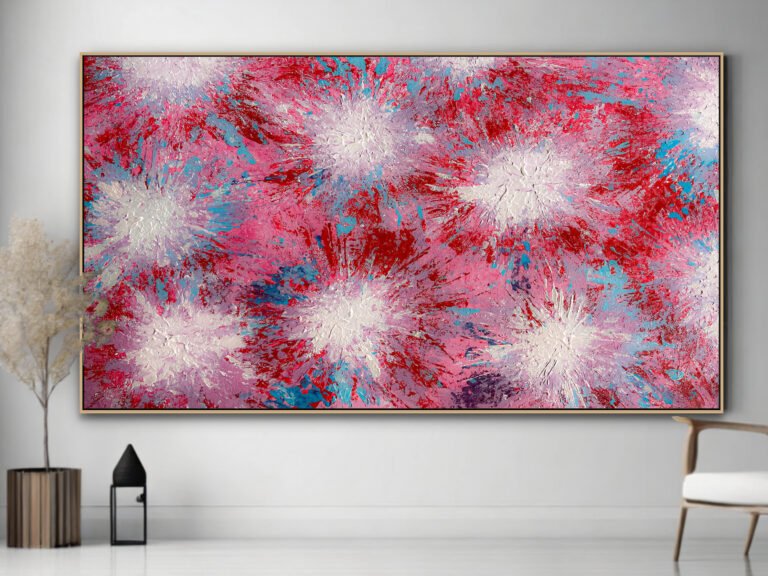 abstract canvas painting