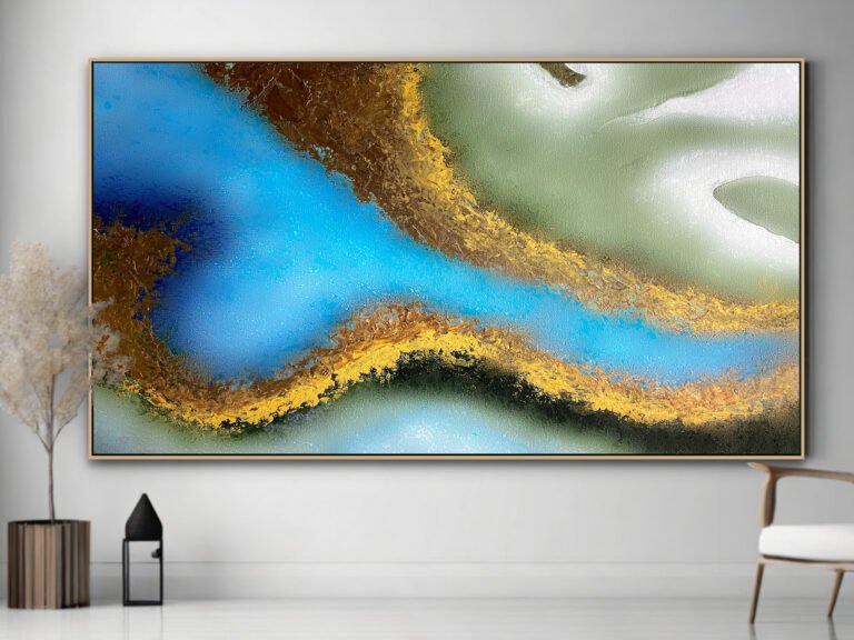 canvas abstract painting