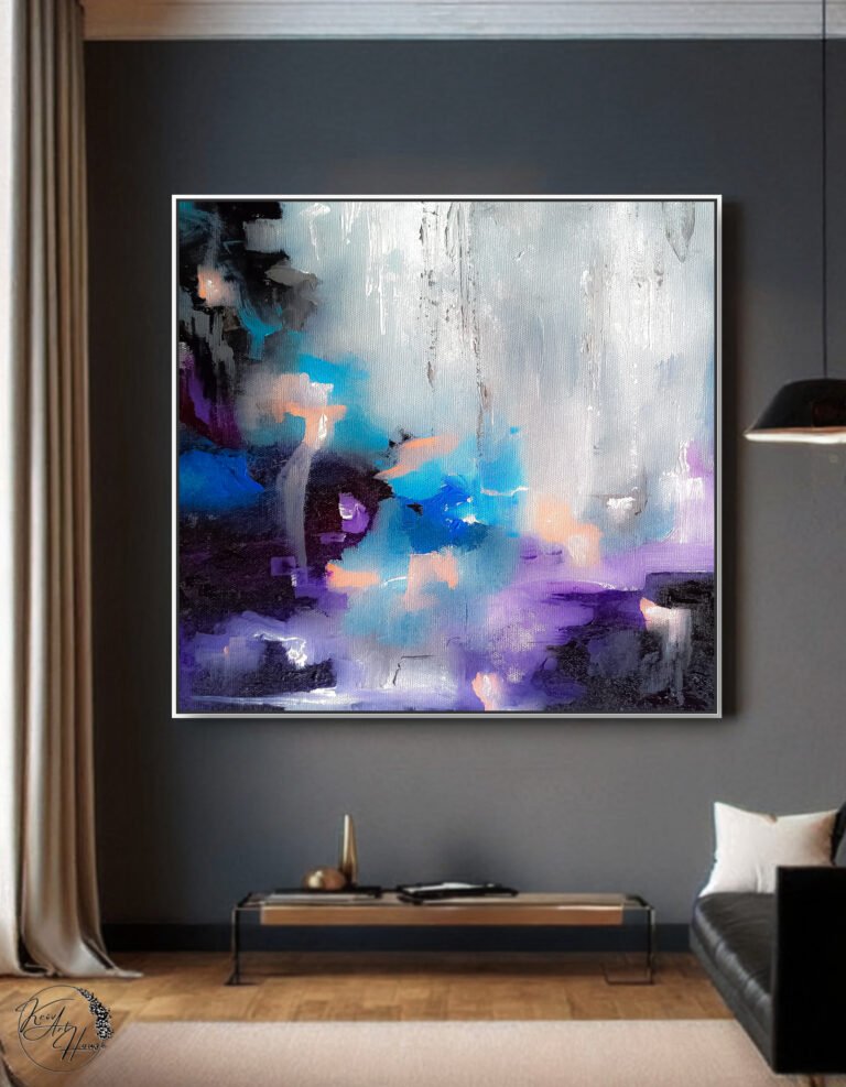 oversized abstract painting