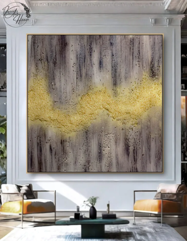 modern abstract painting on canvas