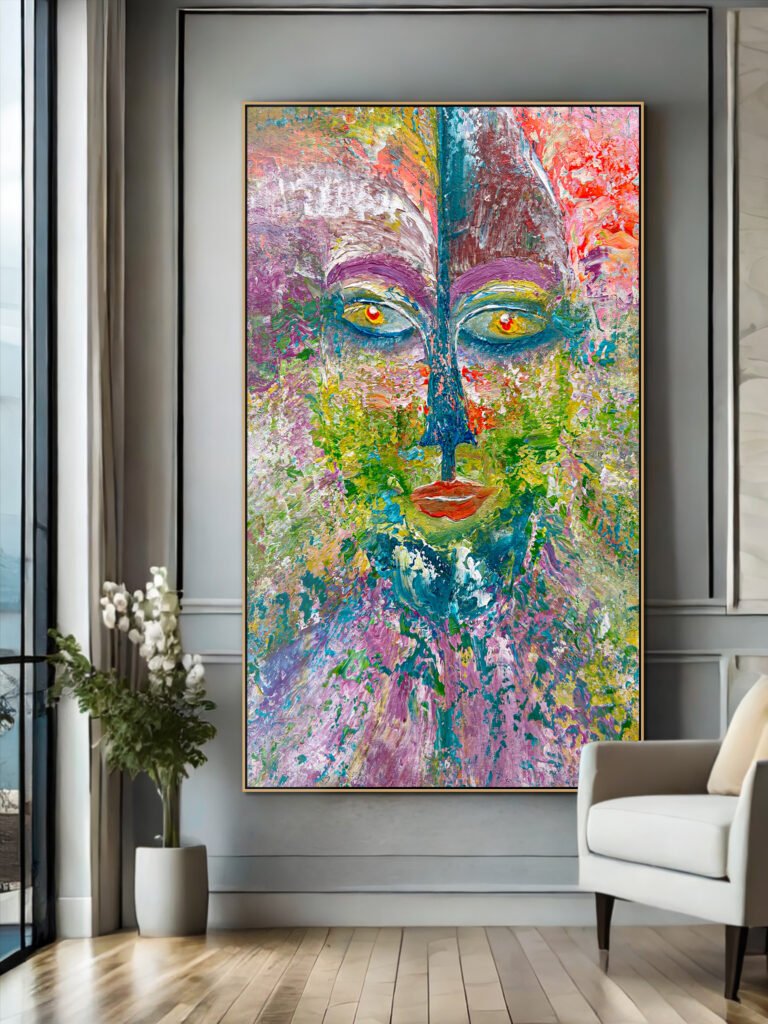 canvas abstract painting