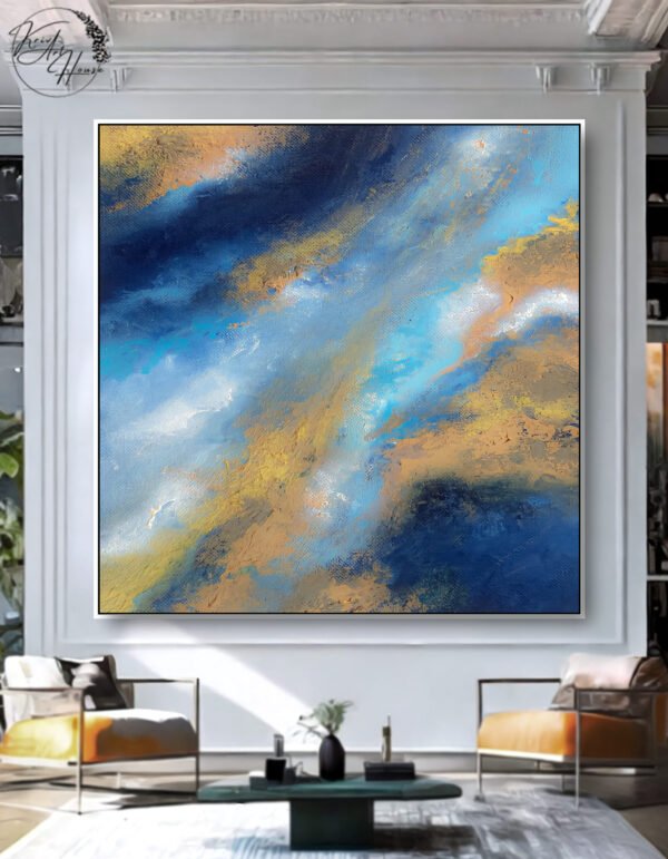 oversized abstract painting